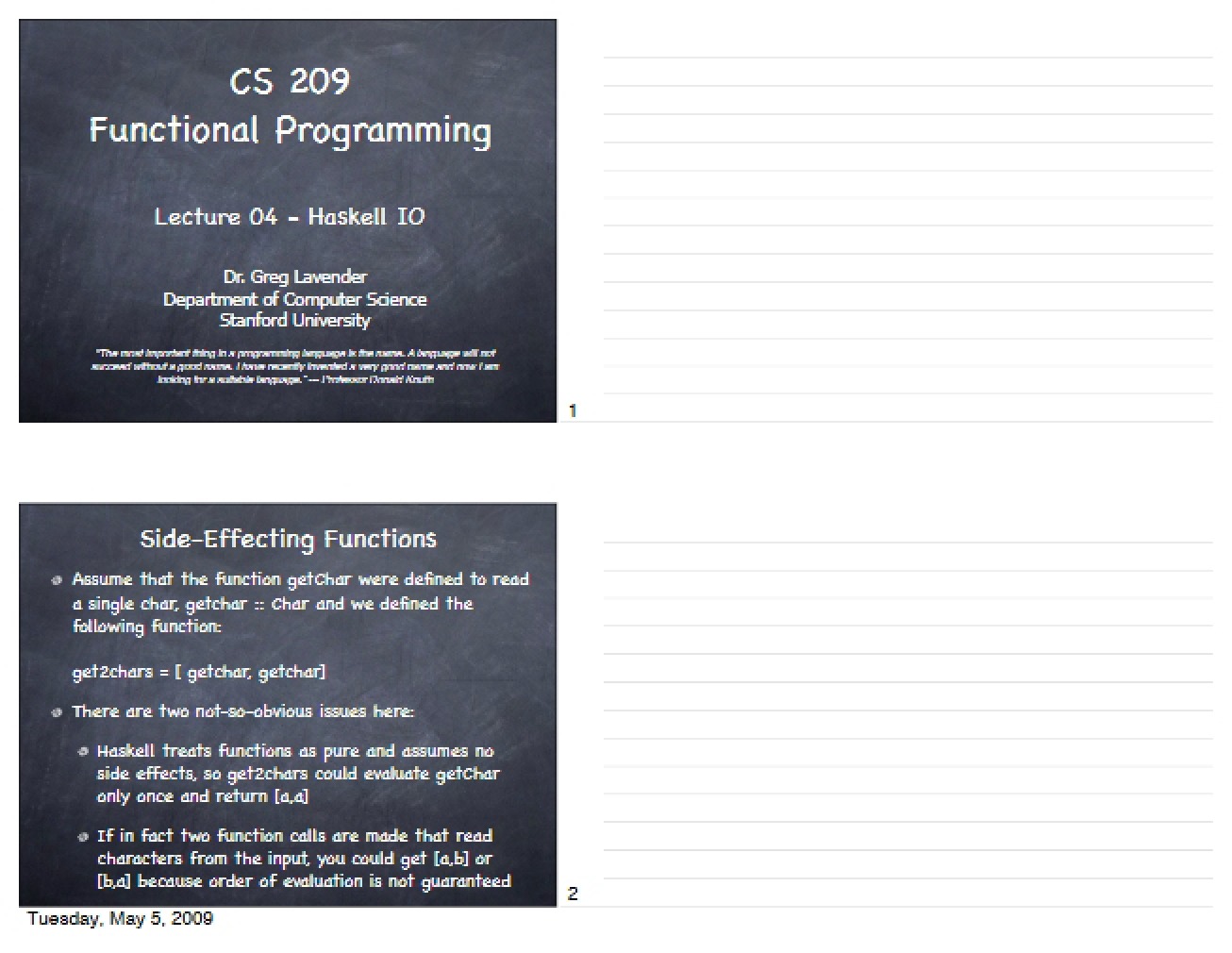 Functional Programming Lecture 04