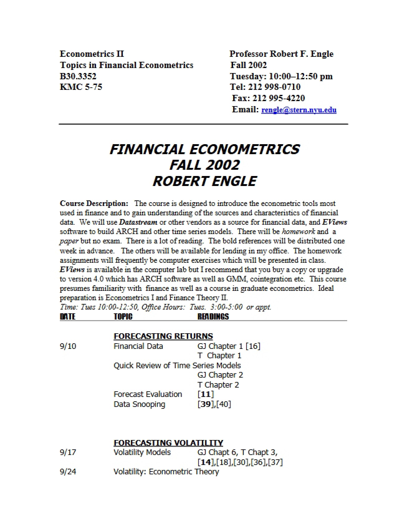 Syllabus for ECON-GB 3352