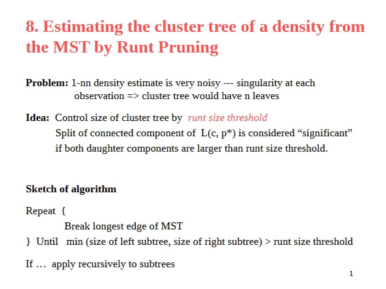 Course Notes Summary