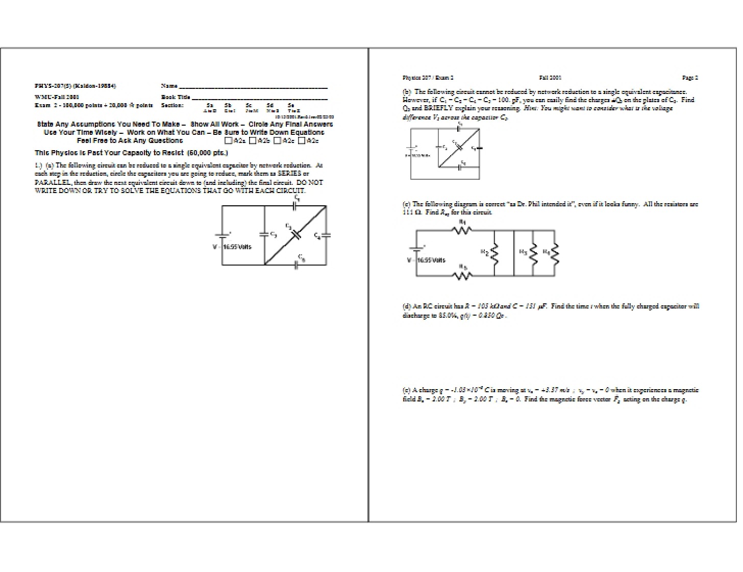 Class Examination