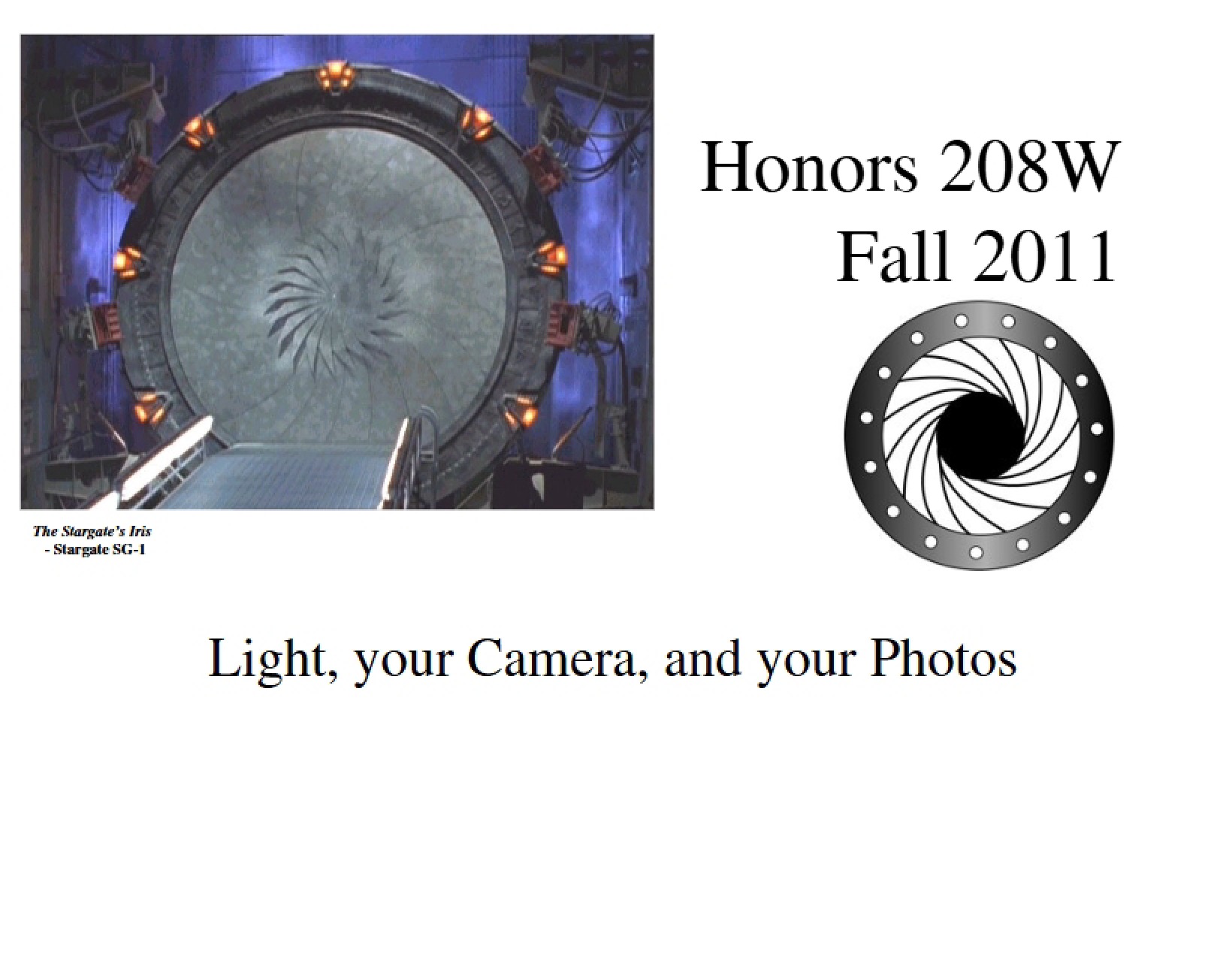 Photos, Cameras, and Light