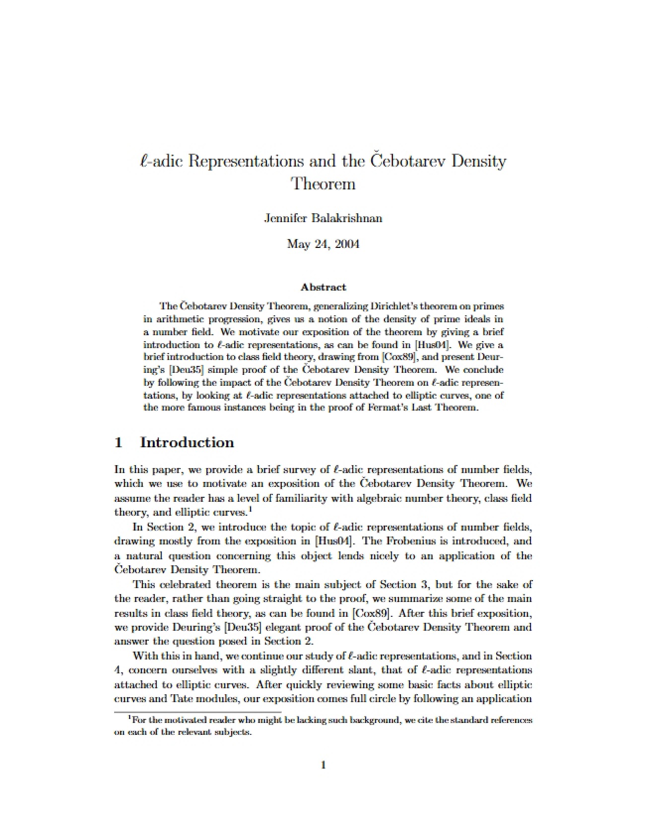 Number Fields Study Materials