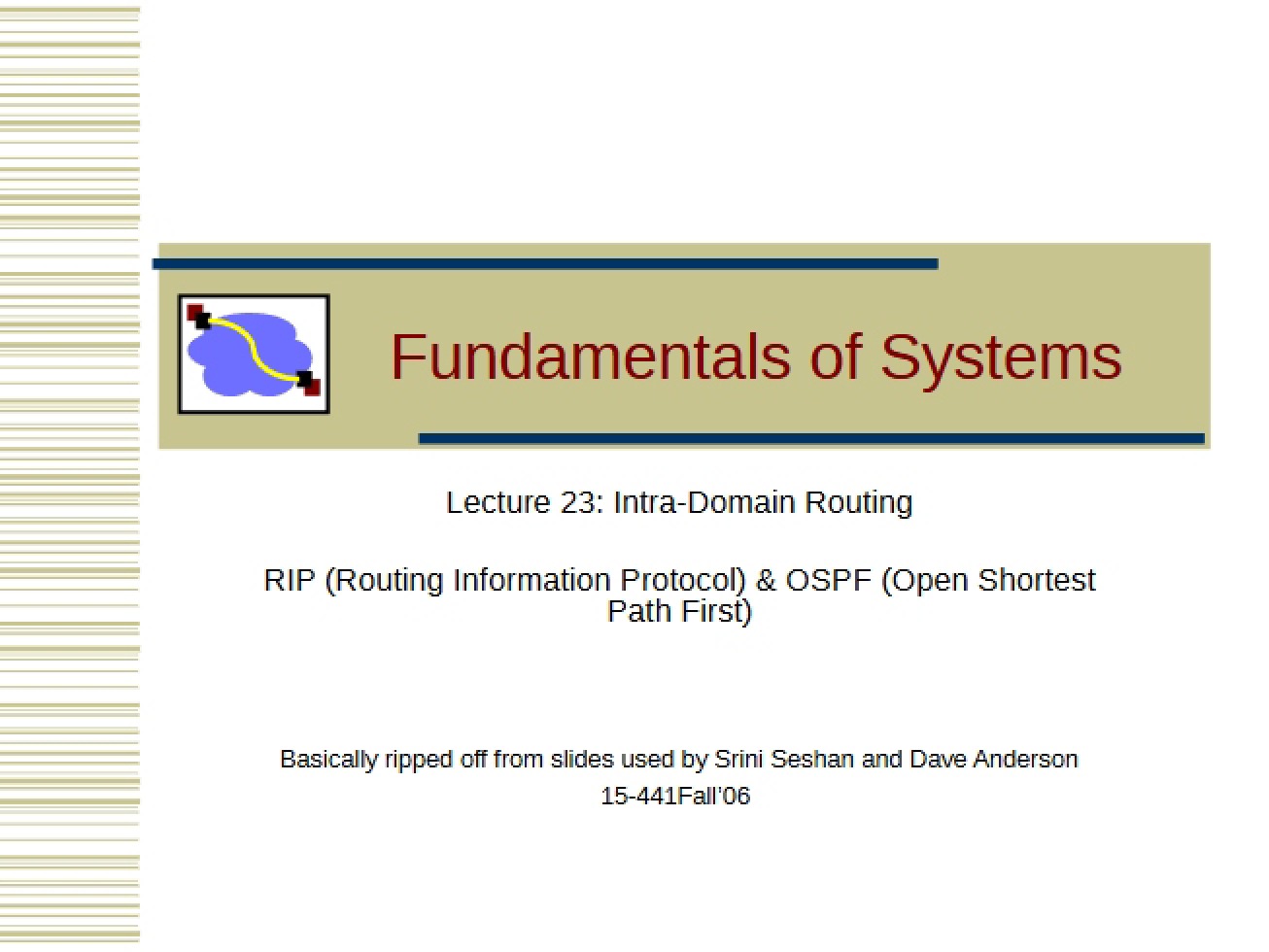 Dist. Systems Session Eight