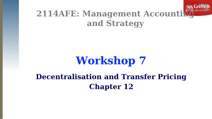 Workshop 7 Solutions - PPT
