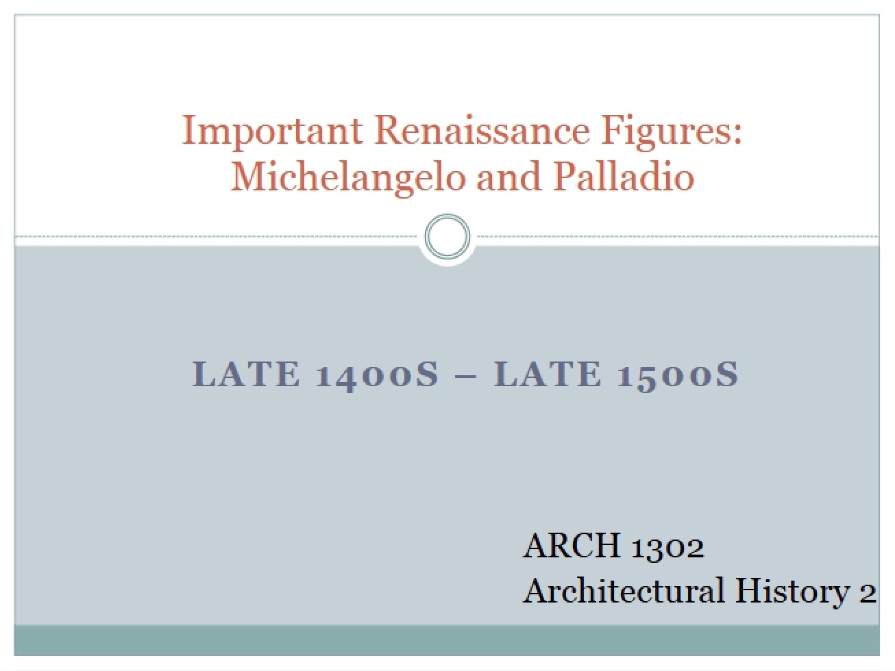 Examination of the Period from the Late 1400s to the Late 1500s