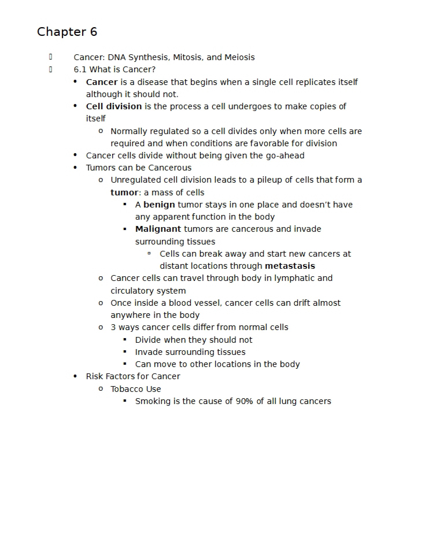 Book Notes for BISC104