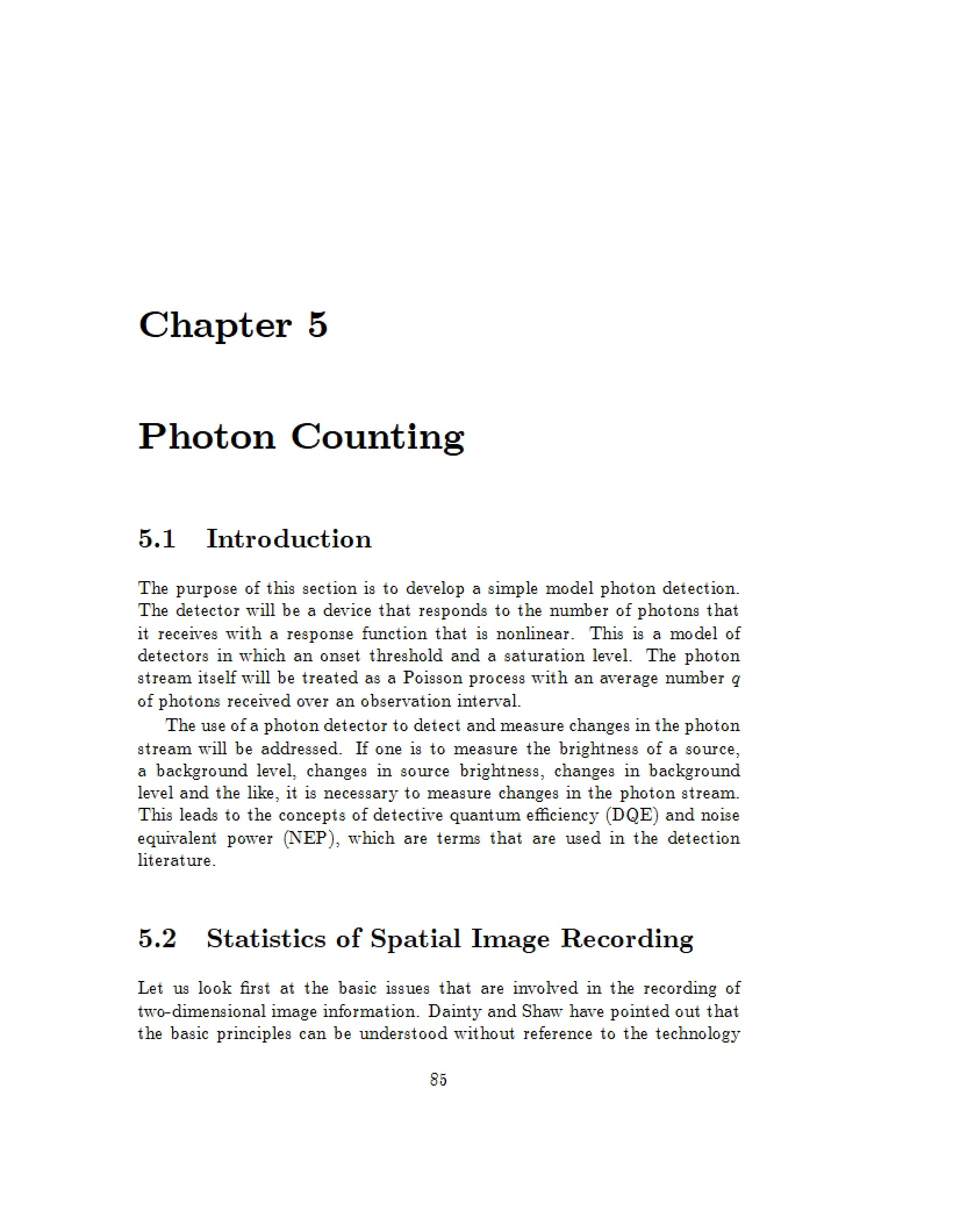 Counting Photons