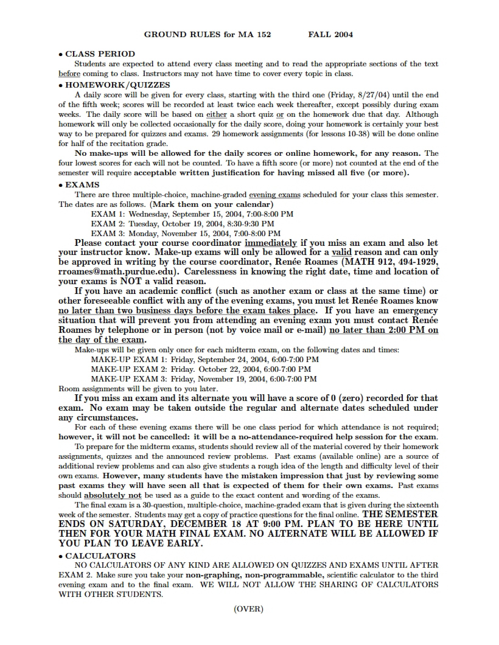 Guide for Student Study