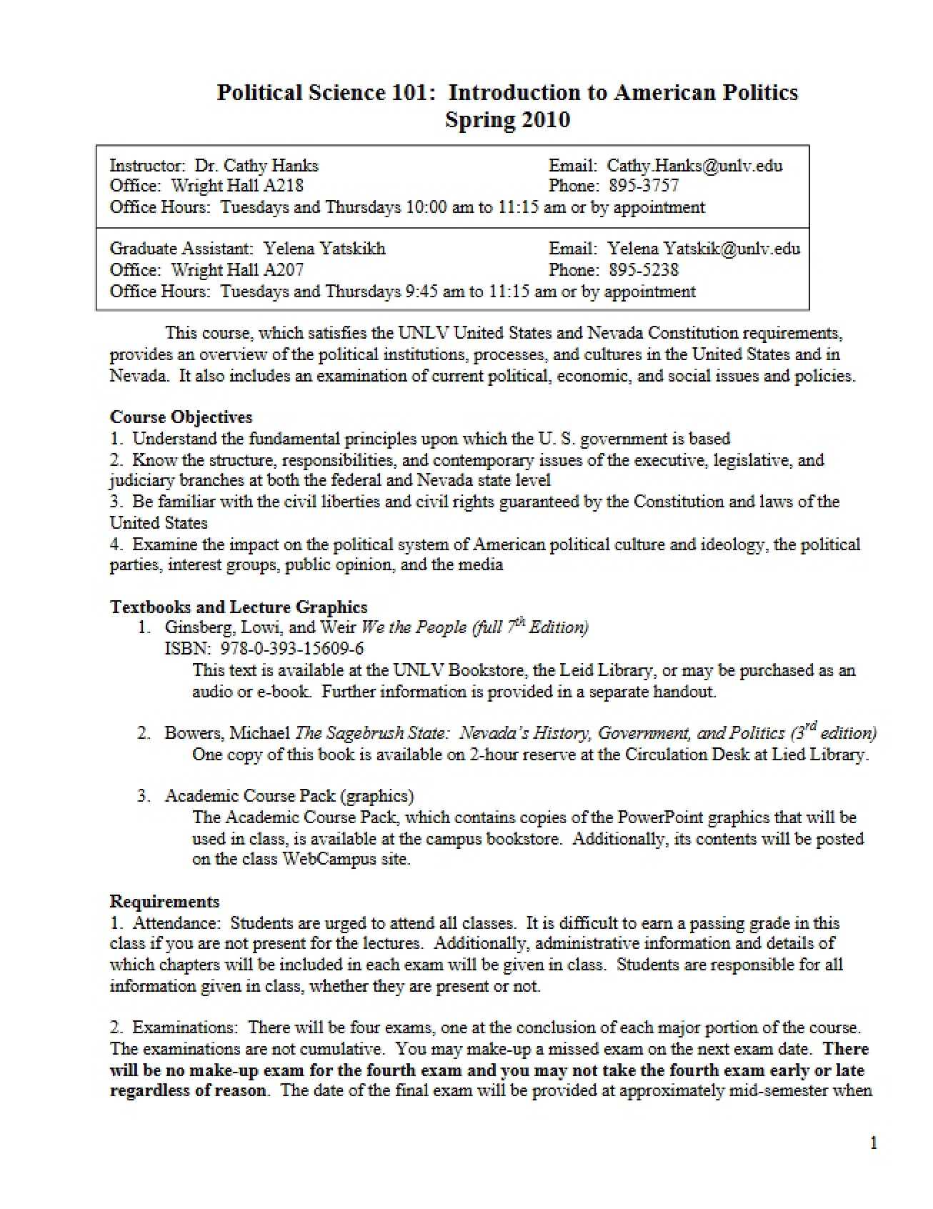 Syllabus Document