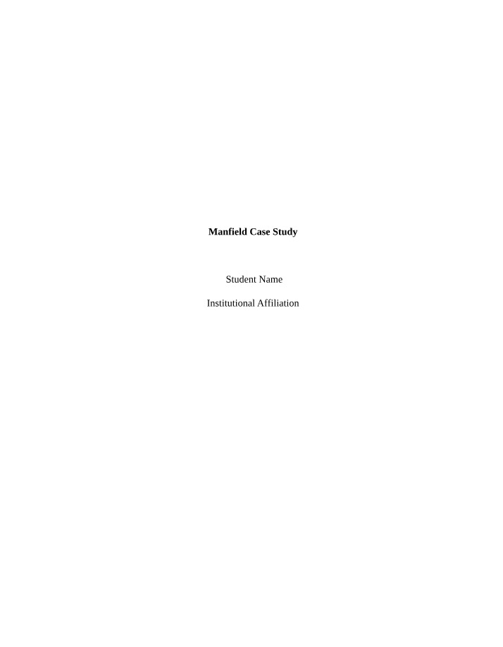 Case Study - How Quality Management Drives Success at Manfield