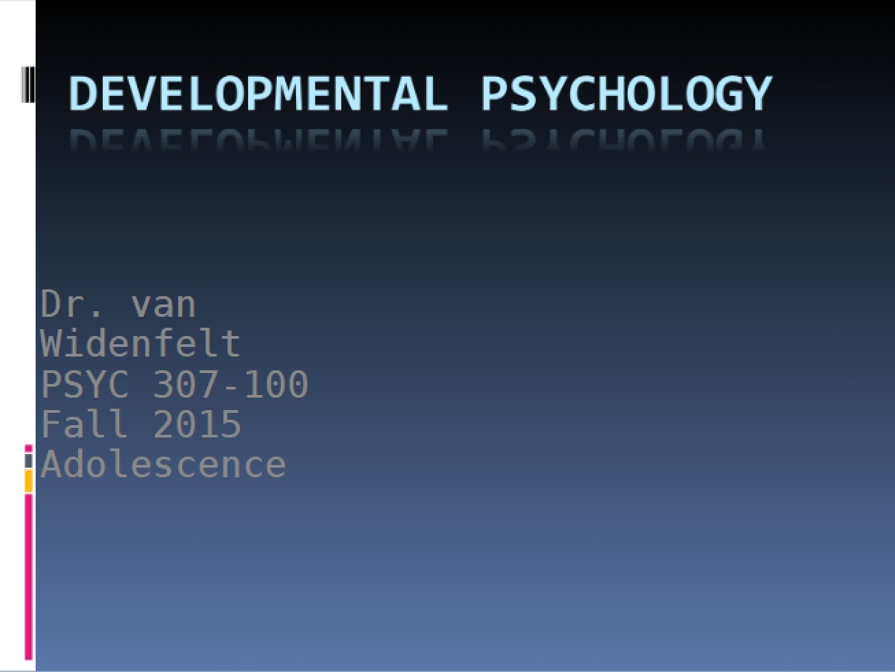 Chapter 14 Adolescence Physical Development
