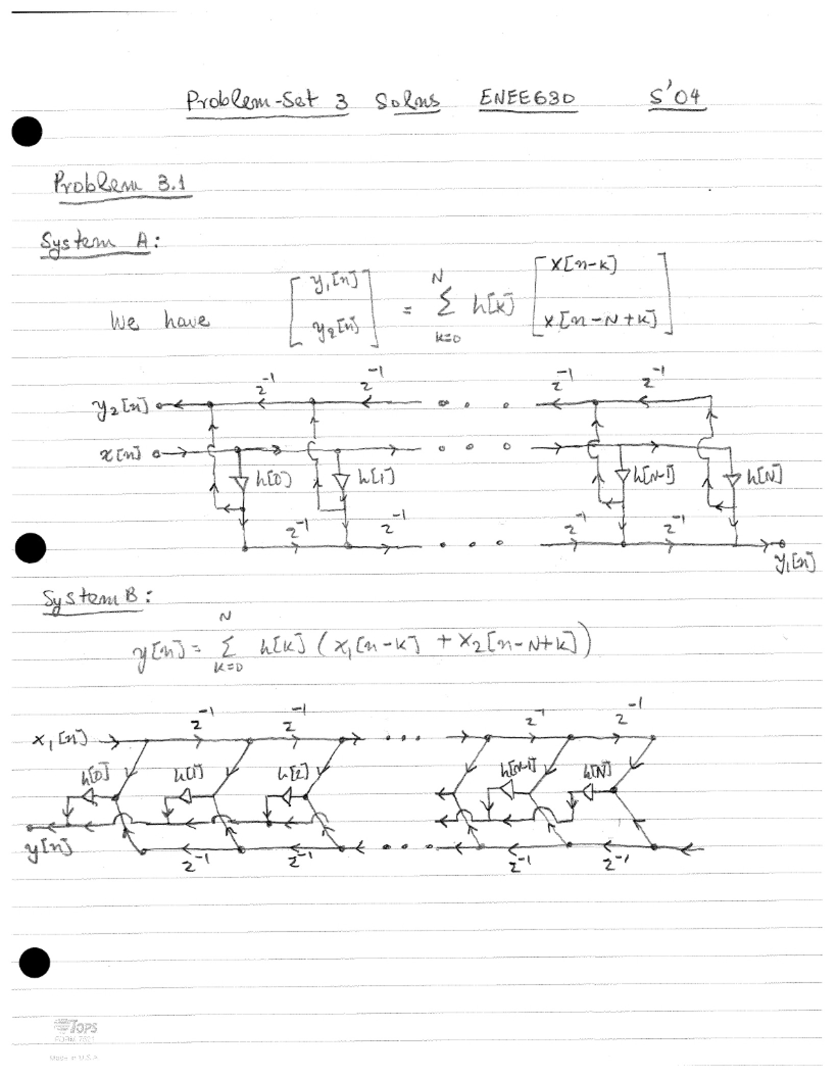 Third Problem Set