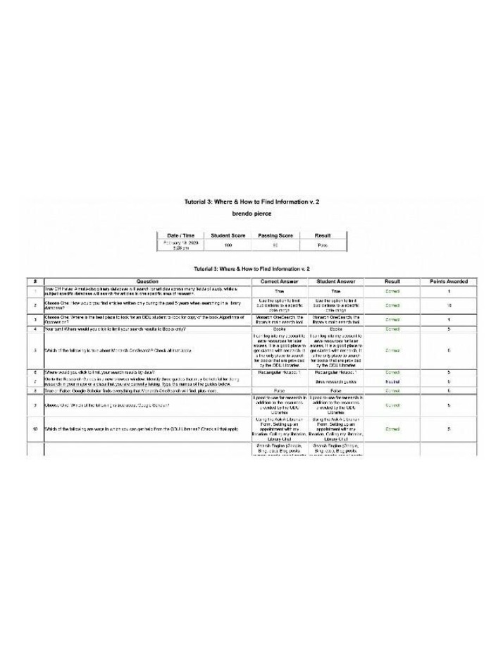 Where and How to Find Information - Tutorial 3 v.2