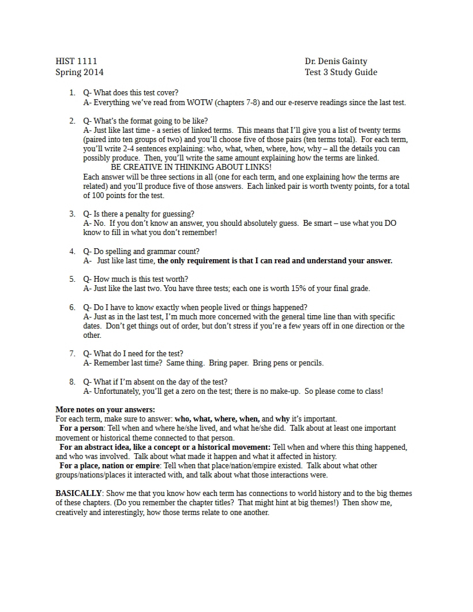 Third Test