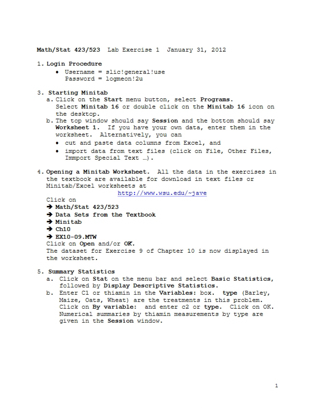 Student Study Notes