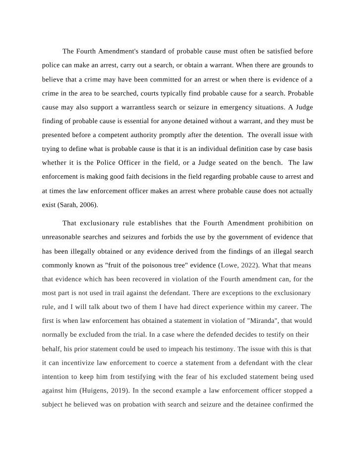 LSTD400 Criminal Justice Notes - 2022