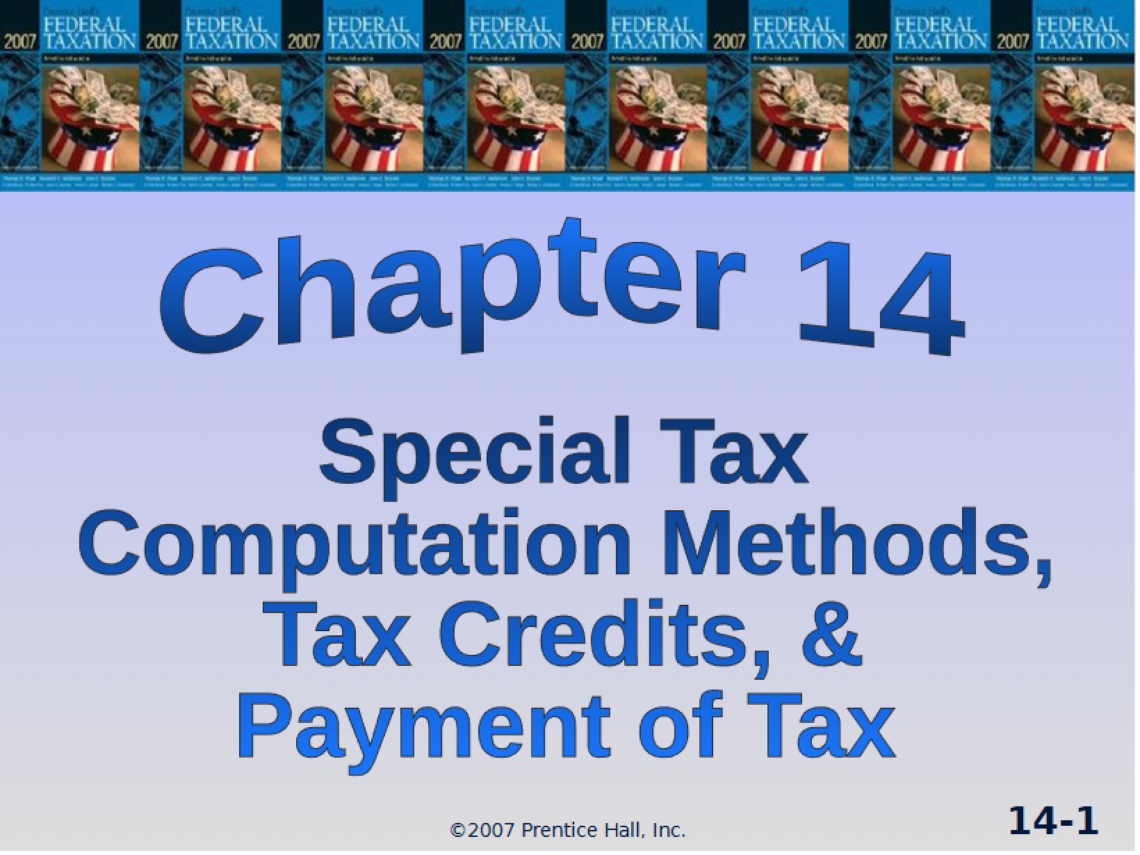 Fourteenth Individual Tax Unit