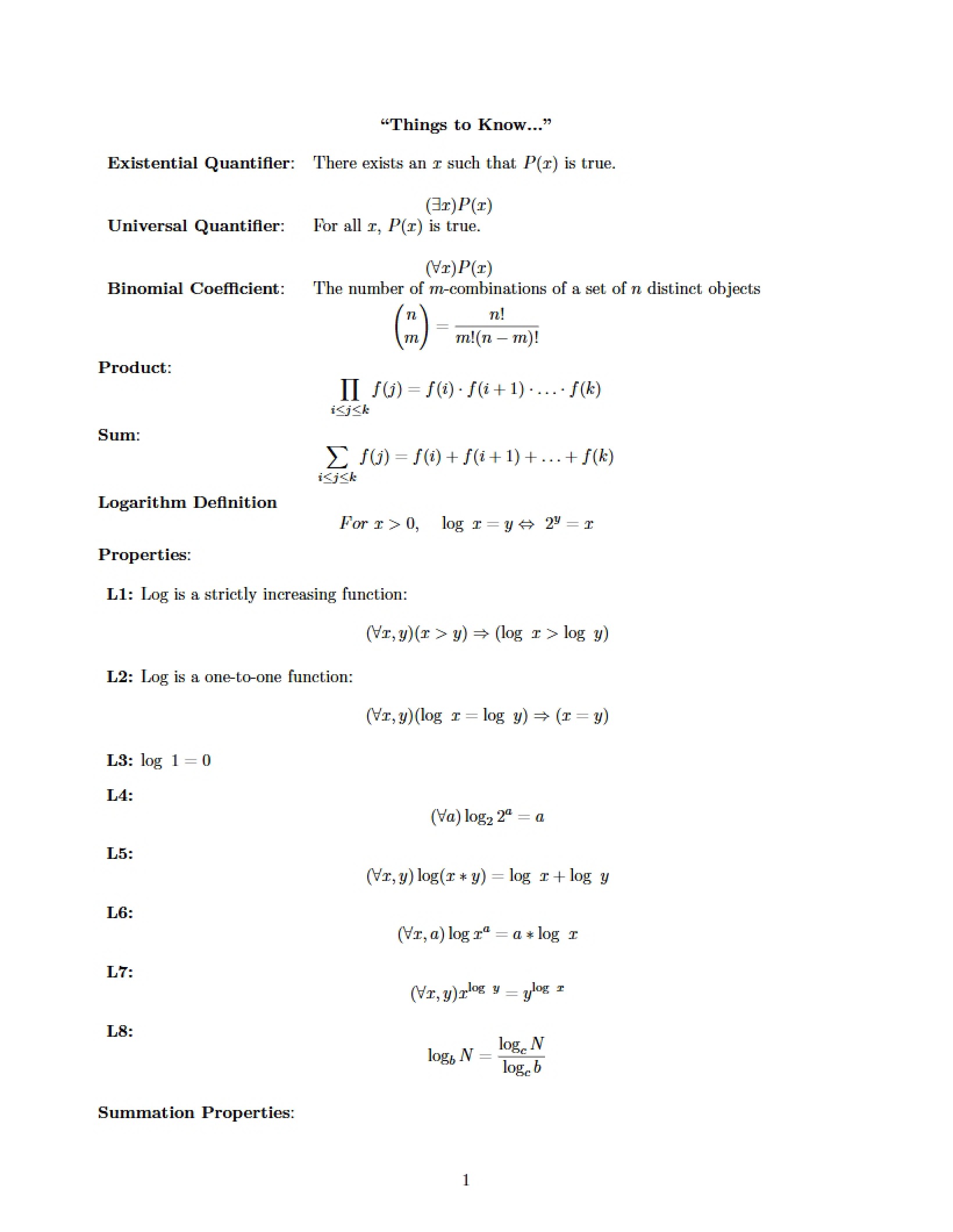 Key Concepts