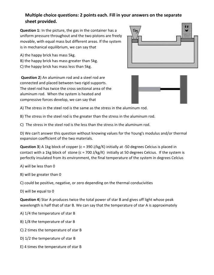 Mechanical Equilibrium and Gas Pressure