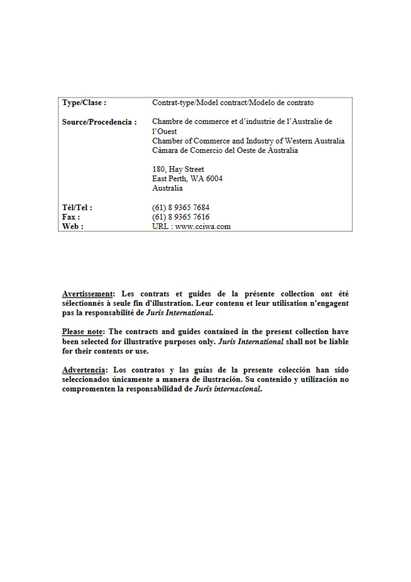 Sales Conditions Sample