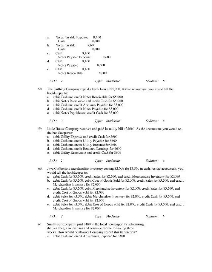 Notes Payable, Cash, and Expenses - Recording Transactions