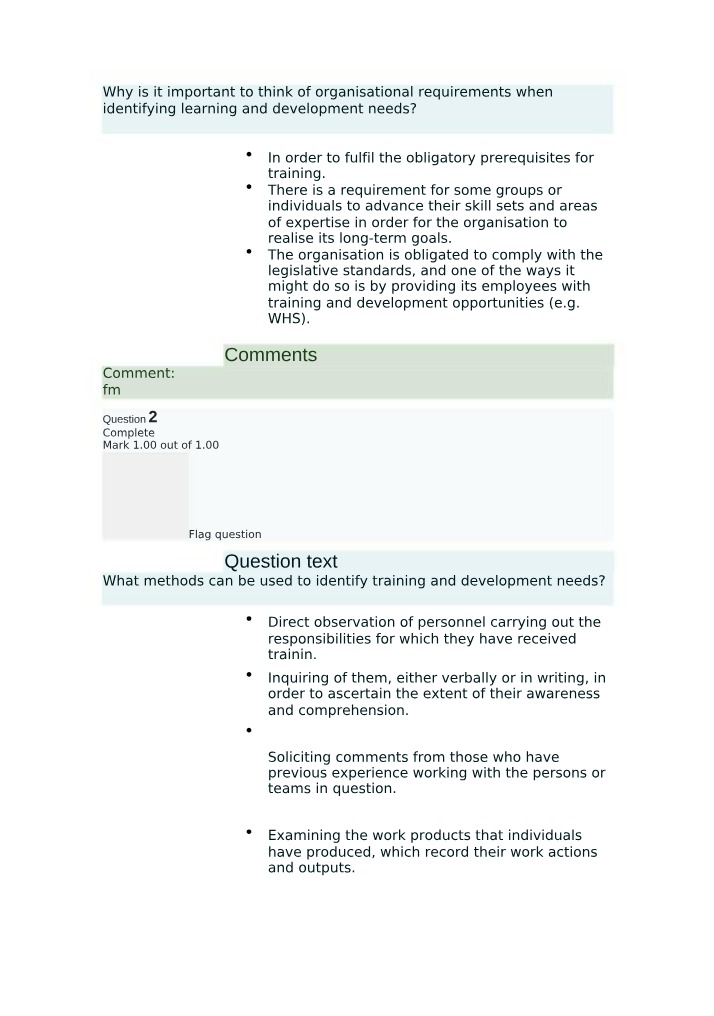 Importance of Identifying Organizational Requirements