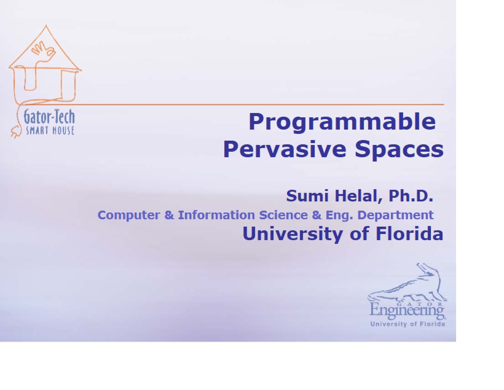 Pervasive Spaces Programmability