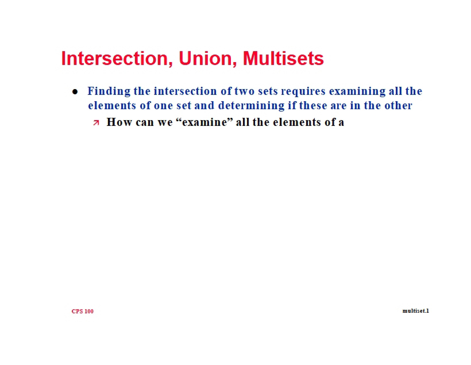 Data Structures Lecture