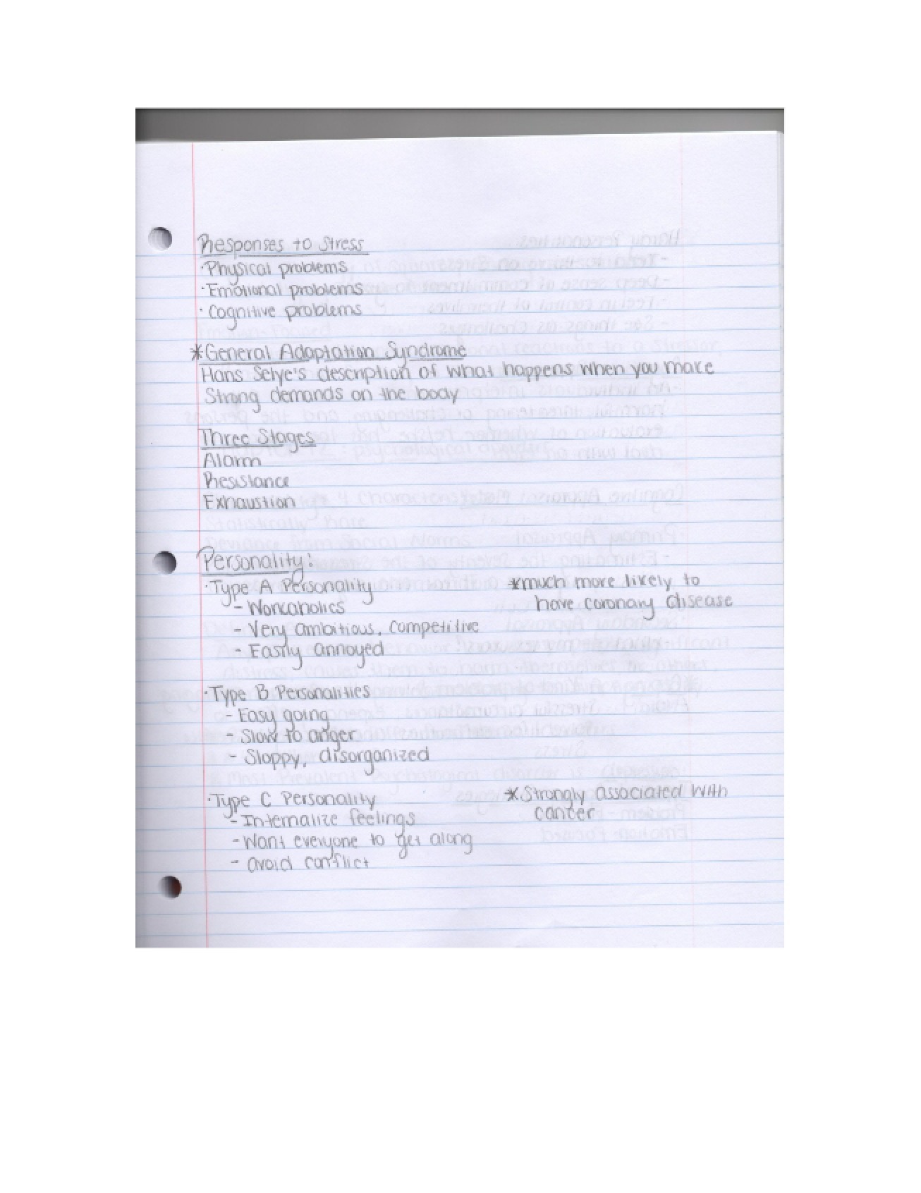Psychology Course Notes - PSYC 11762