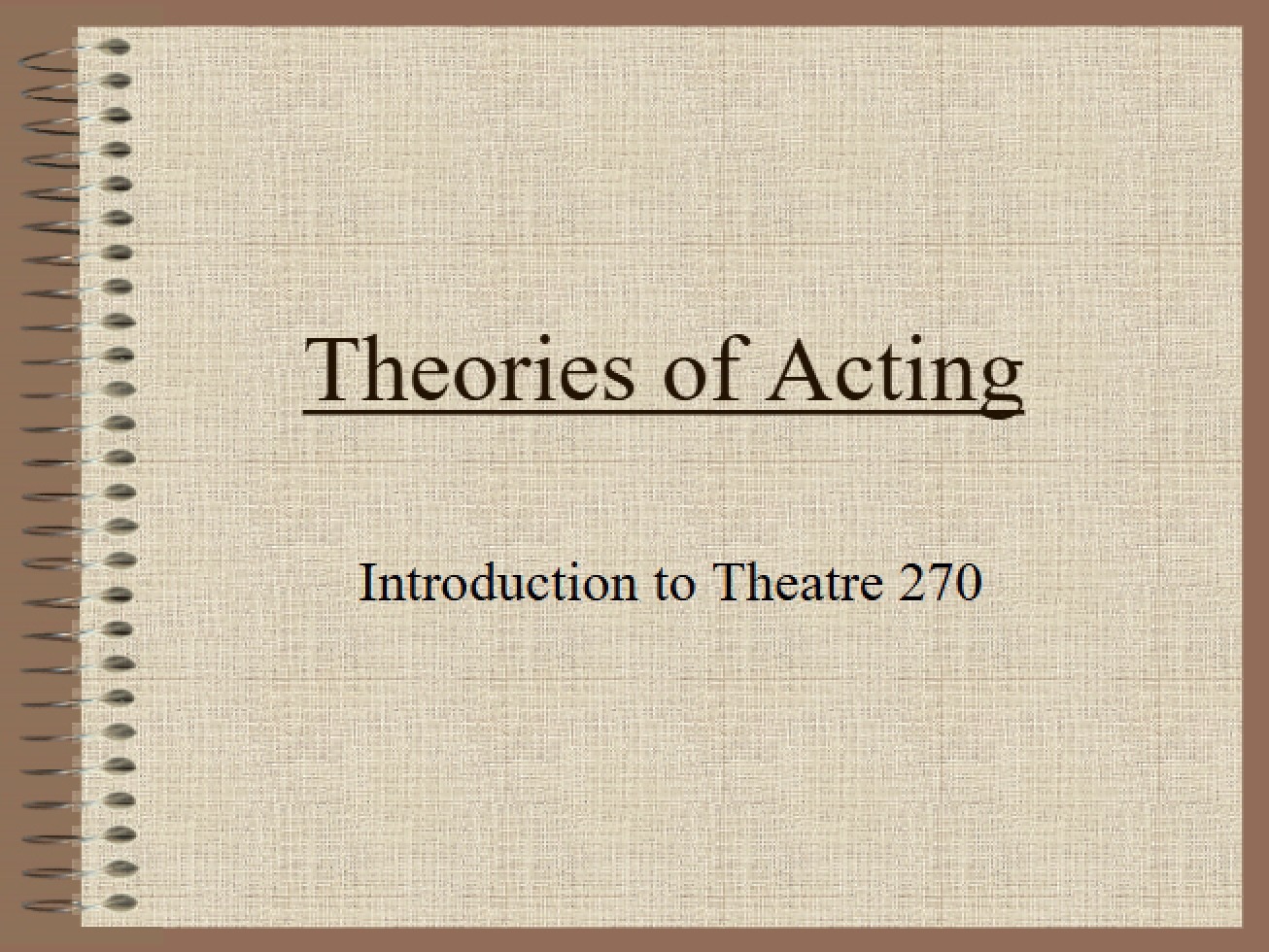 Theories of Acting Explained