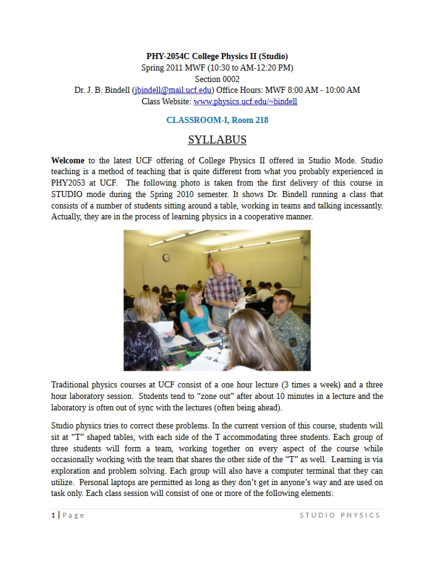 Syllabus Document