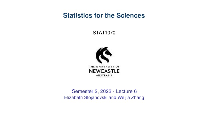 STAT1070 - Lecture 6-1