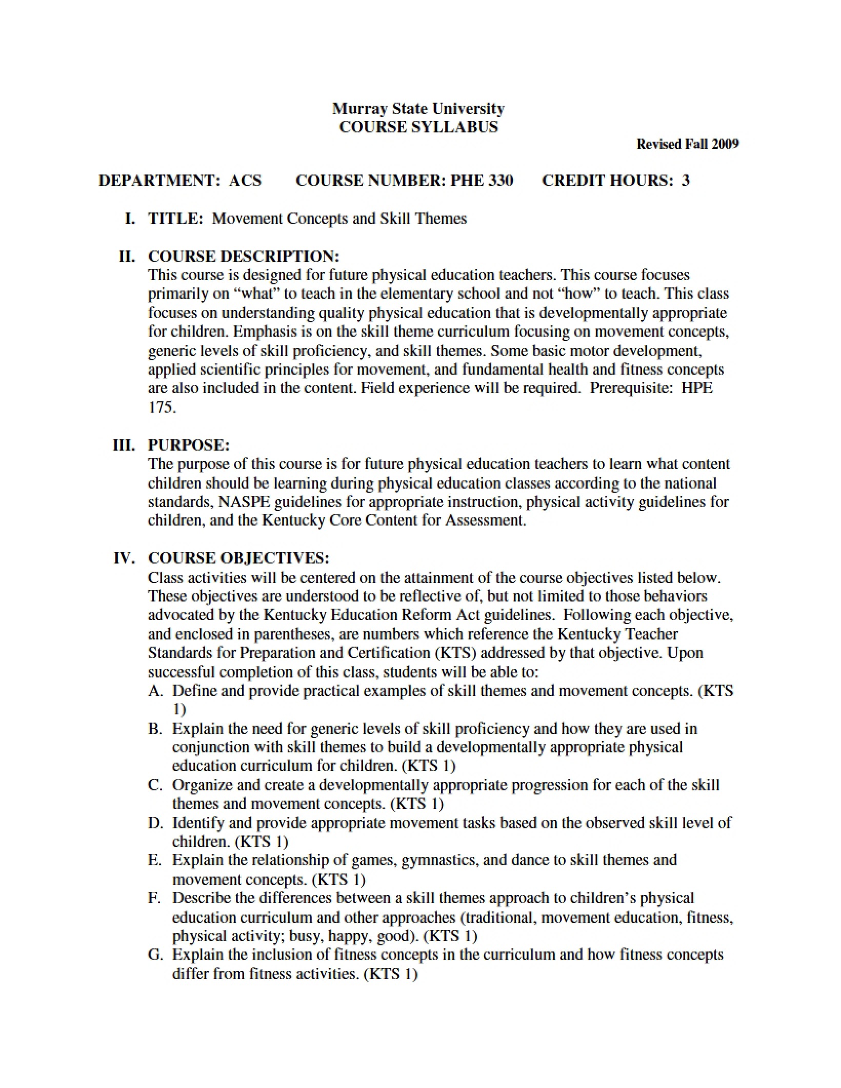 Syllabus