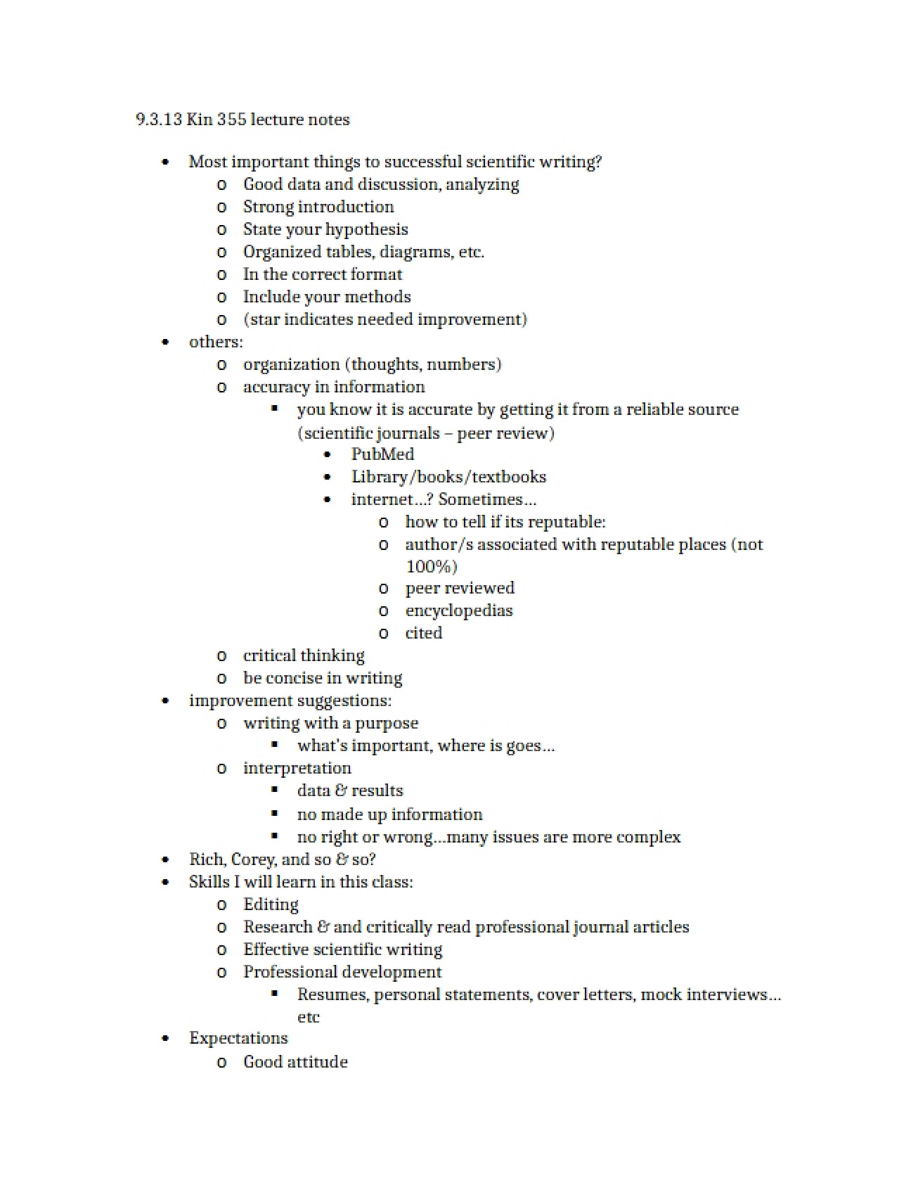 Class Notes from September 3rd, 2013