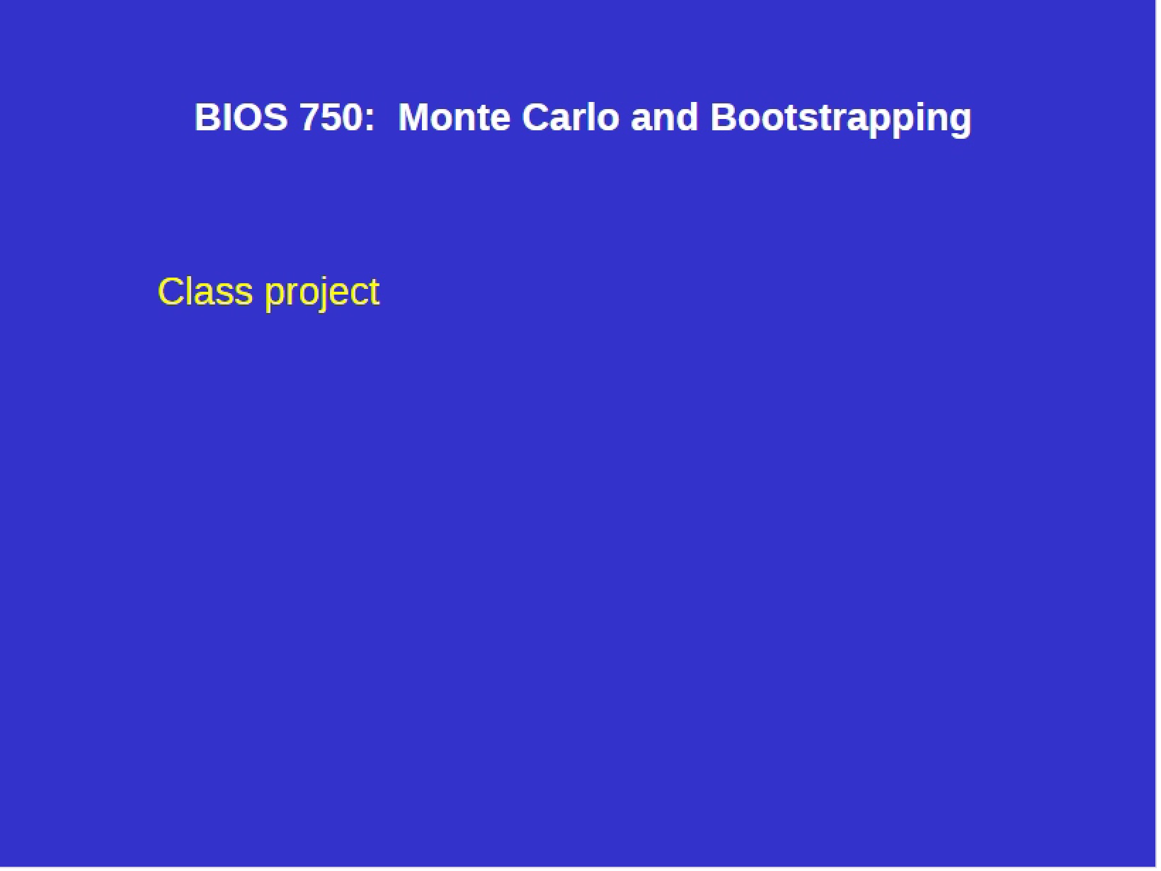 Lecture 7 Notes