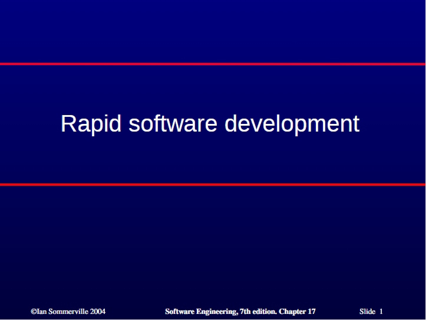 Software Development Rapid