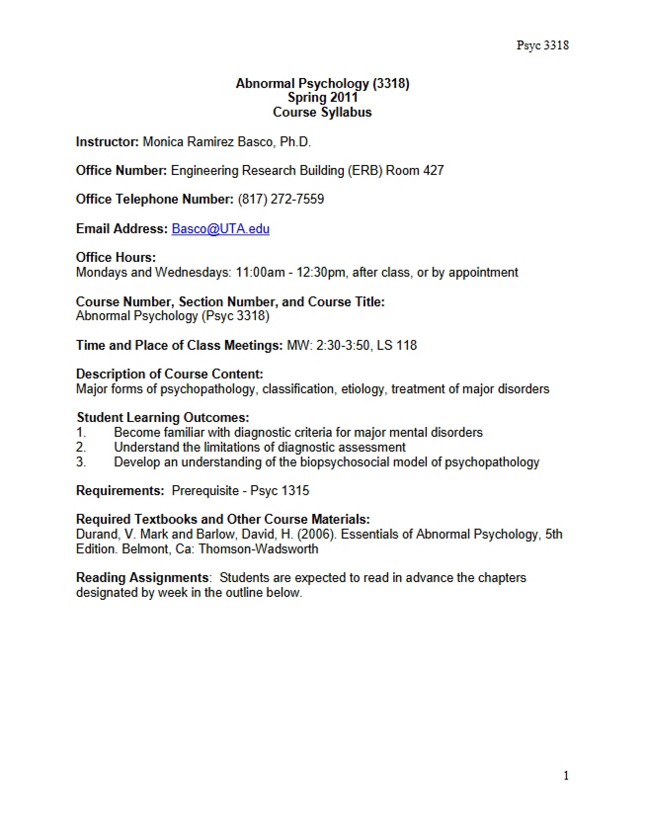 Syllabus AA