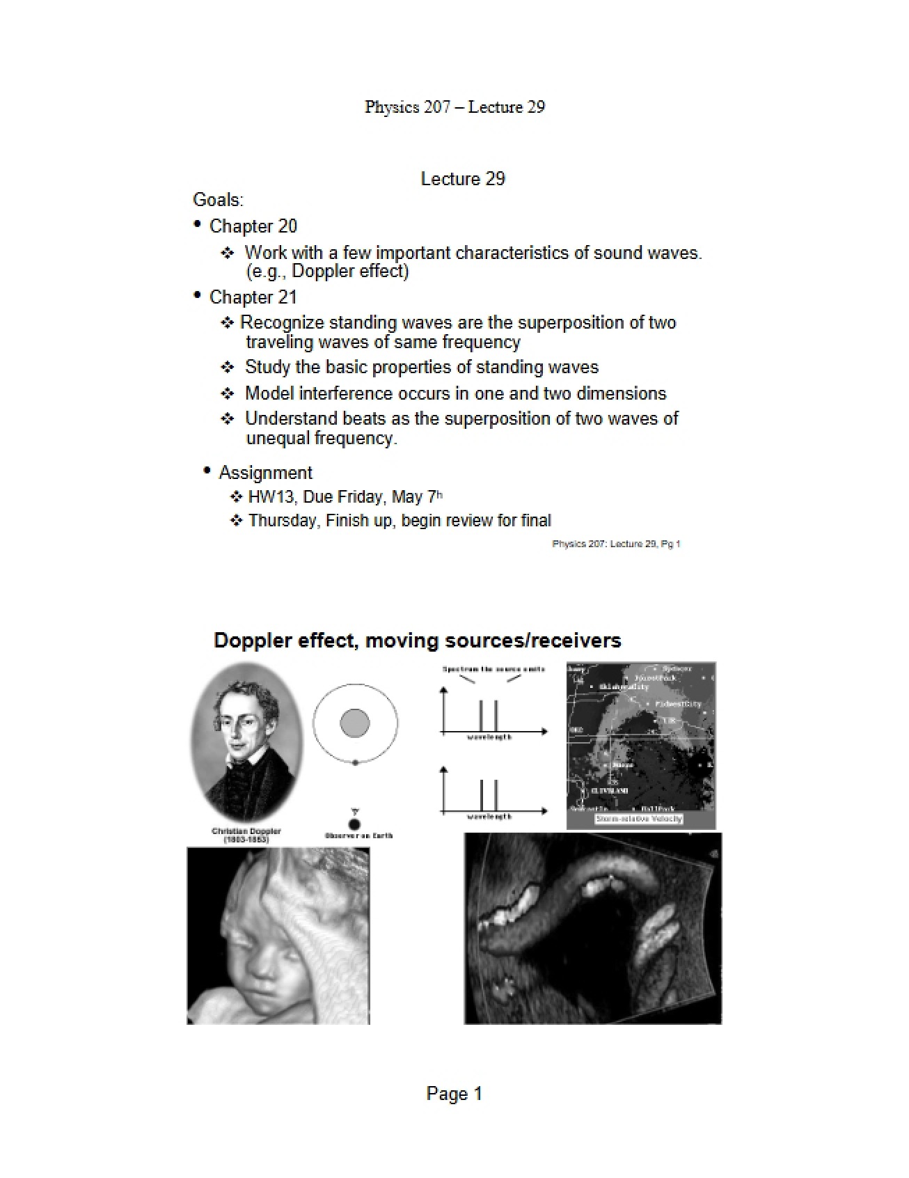 Twenty-Ninth Lecture