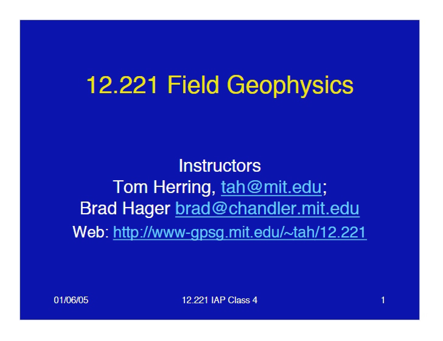 Visual Aids for Lecture
