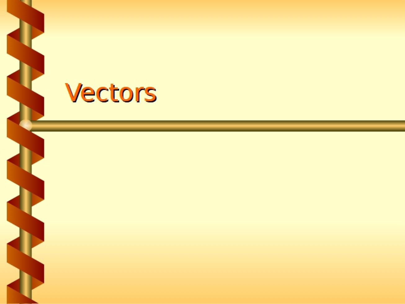 Vector Physics
