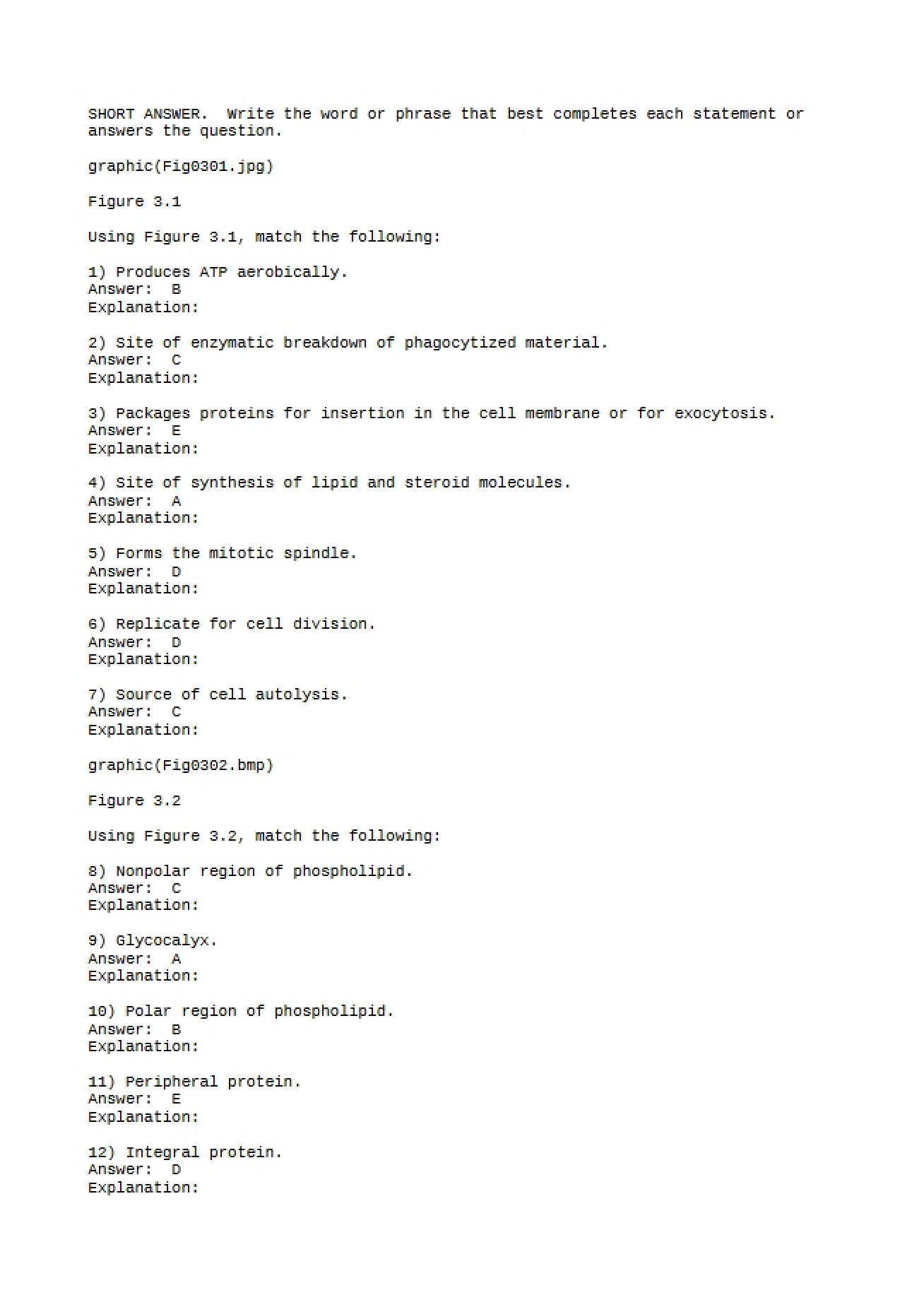 Human Anatomy Chapter Three
