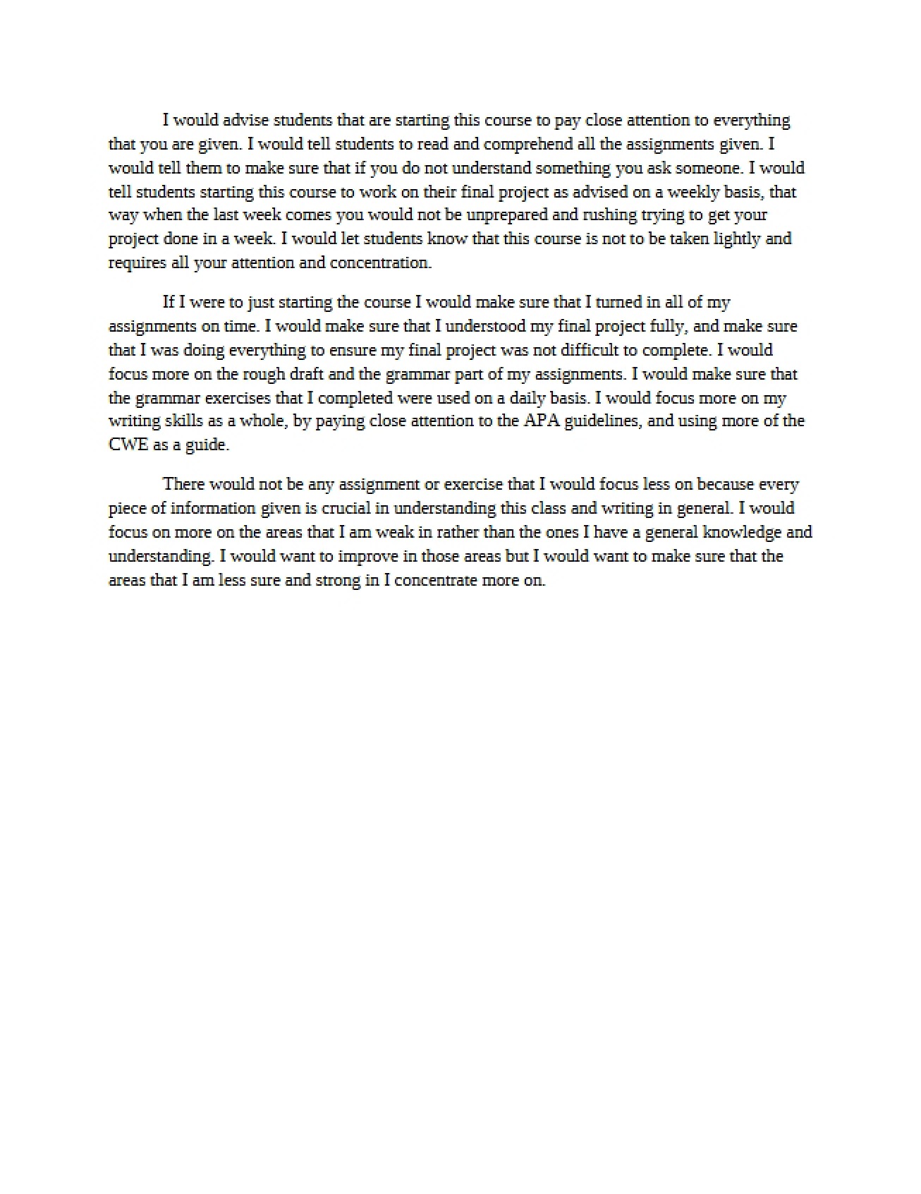 Formal Essay