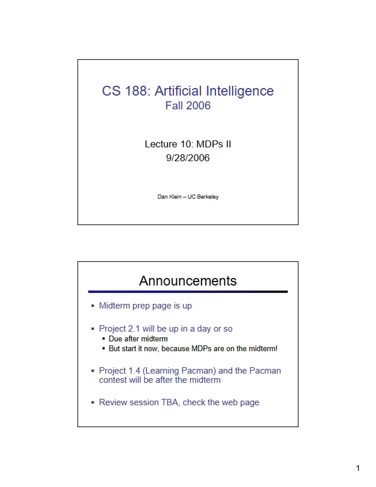 Lecture Materials