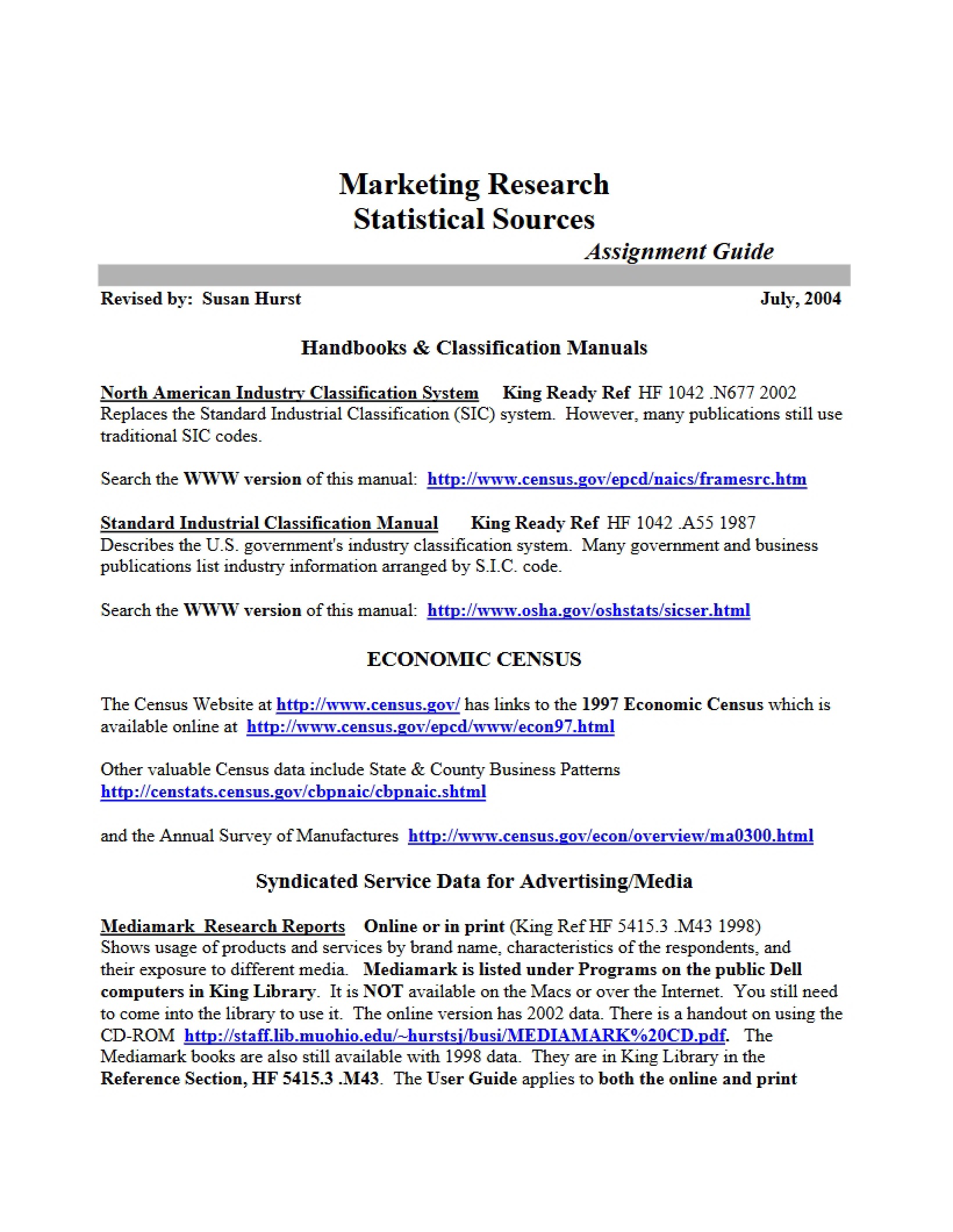 Marketing Analysis Review Notes