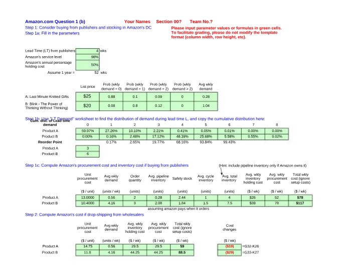 Workbook Template - Amazon