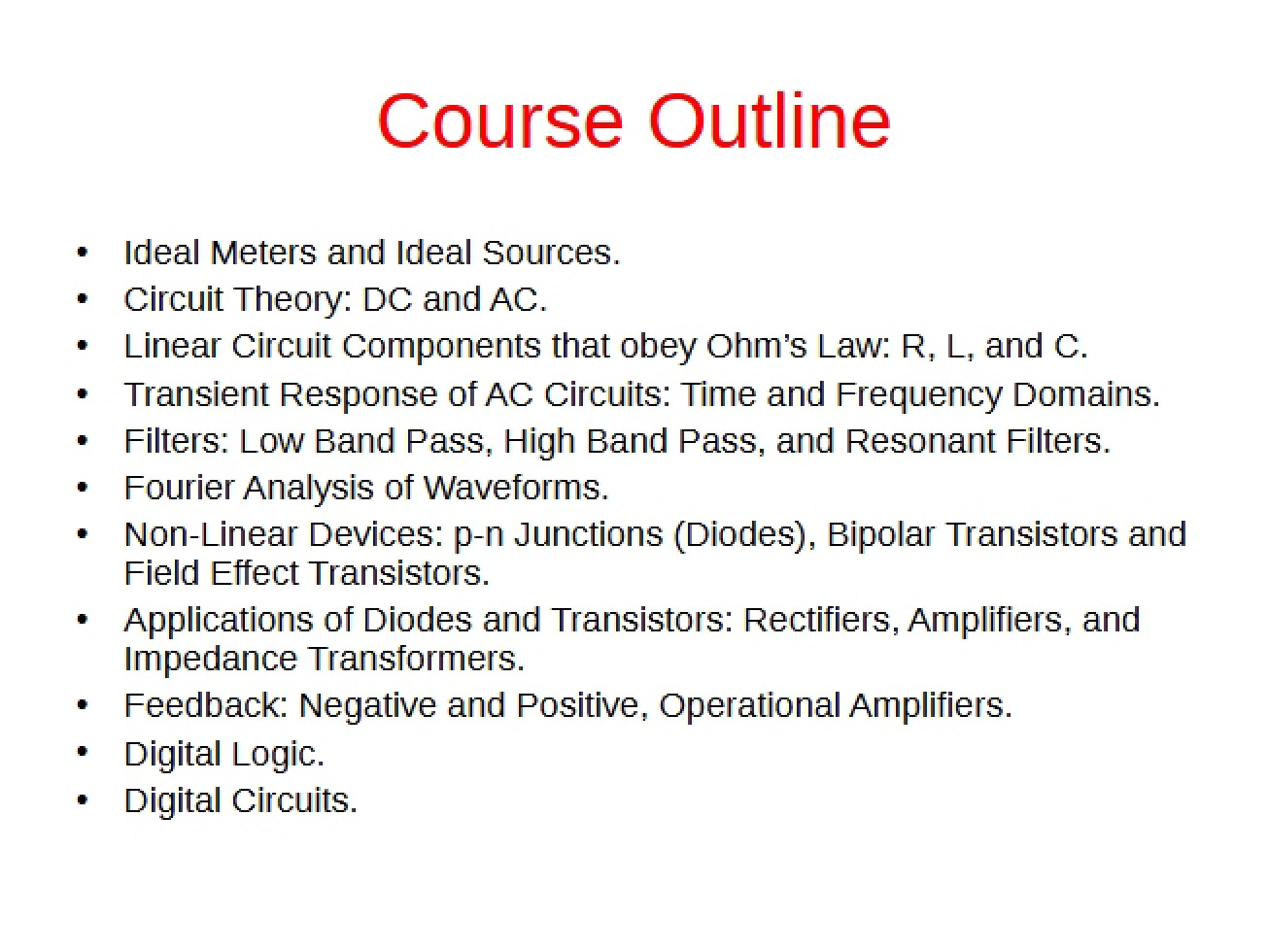 Electronic Instruments Discussion