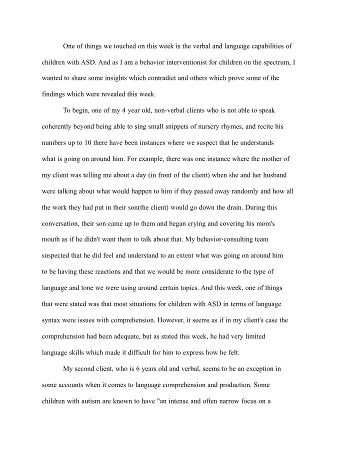 Ling 209 Discussion Summary
