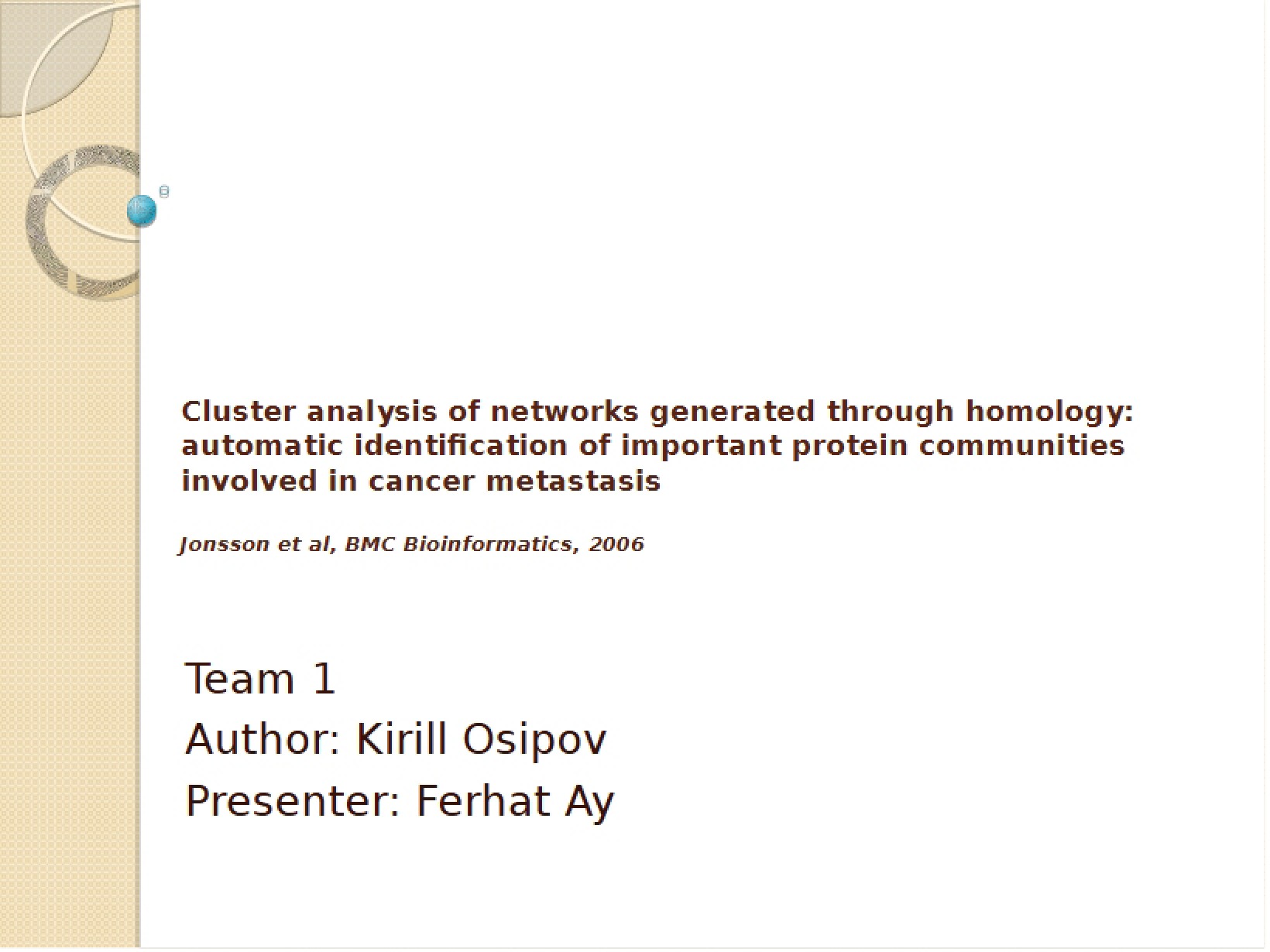 Cancer Biology
