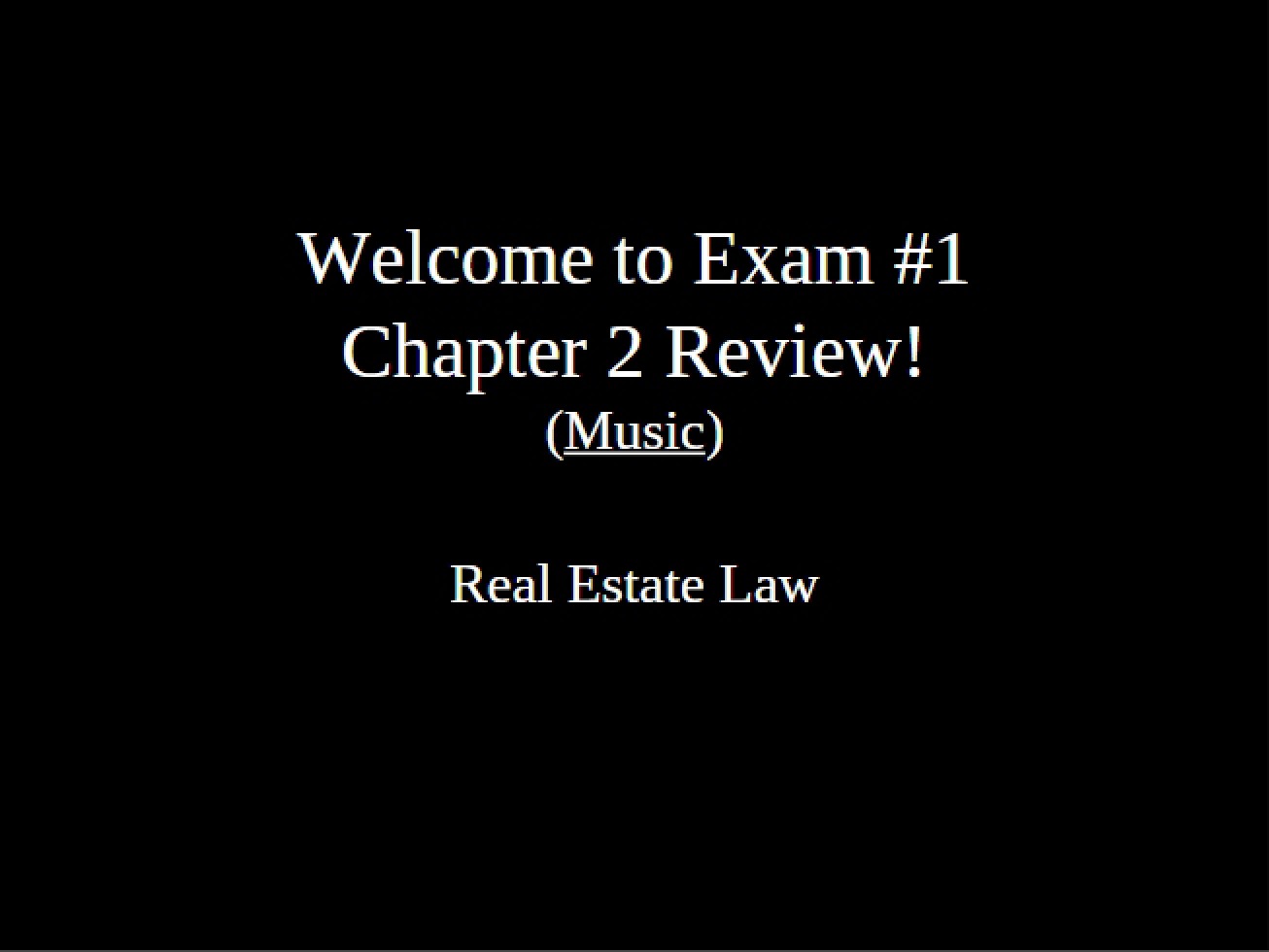 Review of the Second Chapter