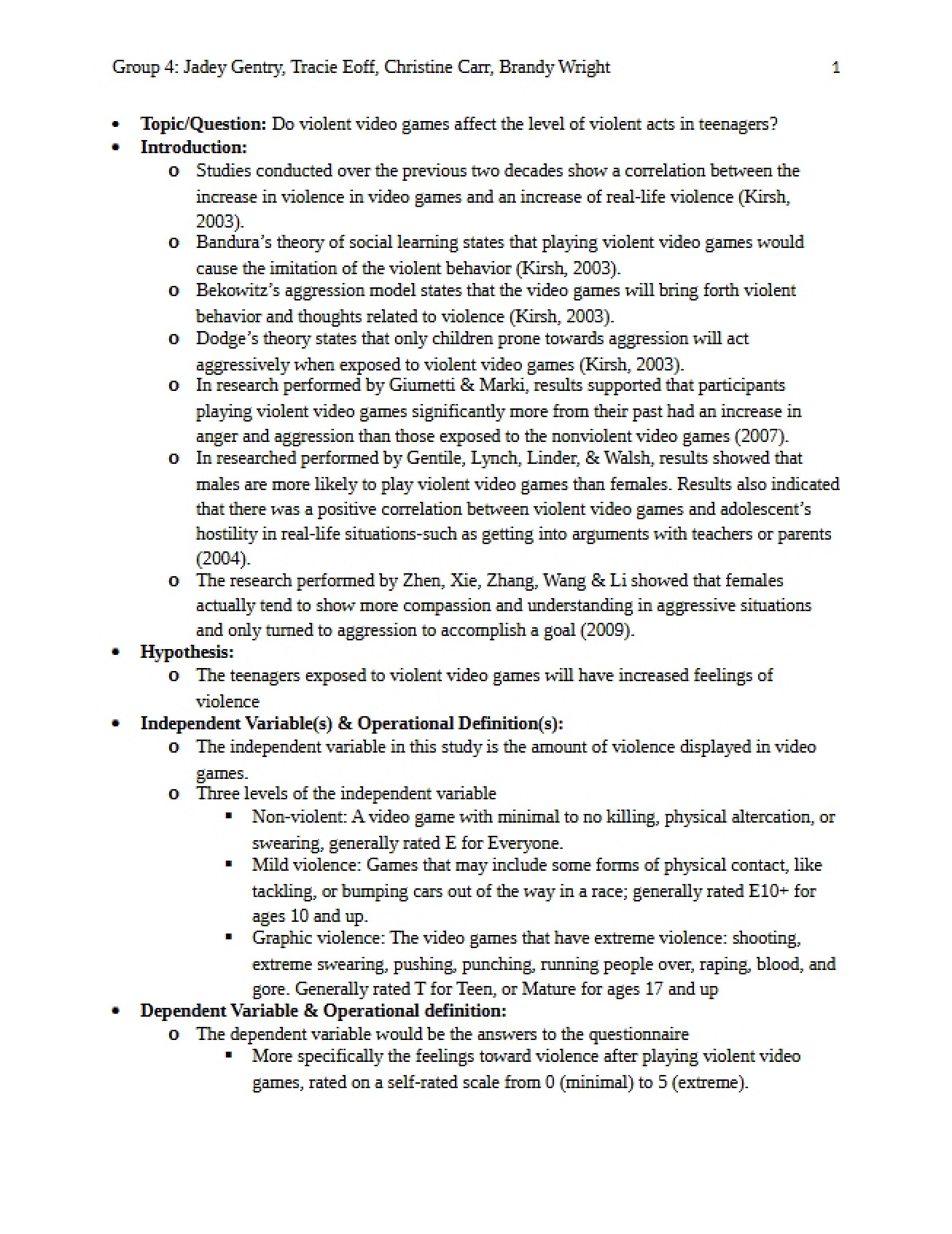 Complete Group Project Document